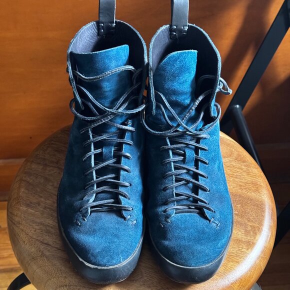 Feit Shoes - Super High Suede Indigo main image 7